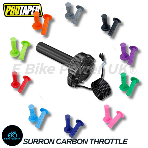 Carbon surron throttle twist - carbon,