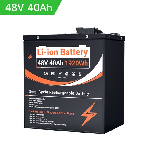 48v 40ah lithium battery - 40ah, with
