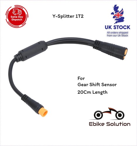 Ebike splitter 1t2 cable - 1t2, for